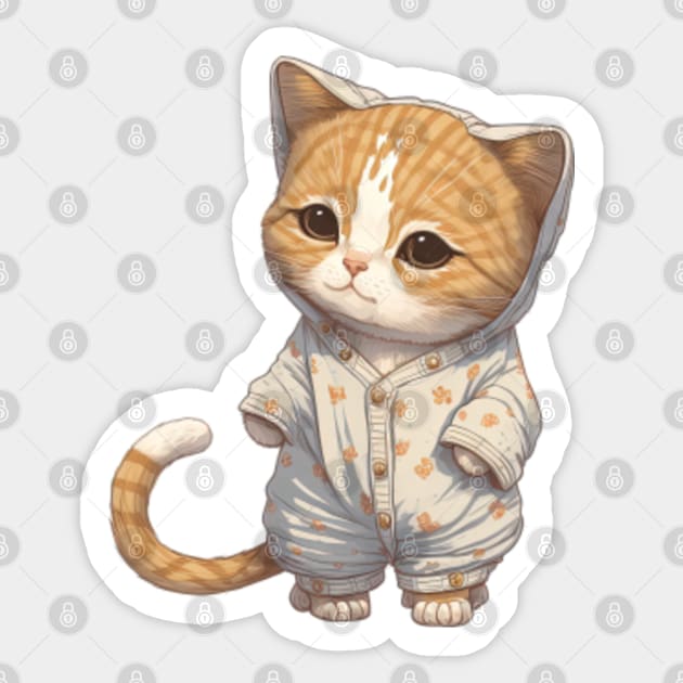 Kitten pyjamas hot sale